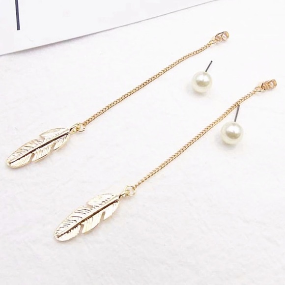 NEW!💙💎GOLDEN! DROP FEATHERS! PEARL STUNNERS!💎💙 - Picture 3 of 6